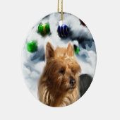 Australisch kerstfeest keramisch ornament (Rechts)