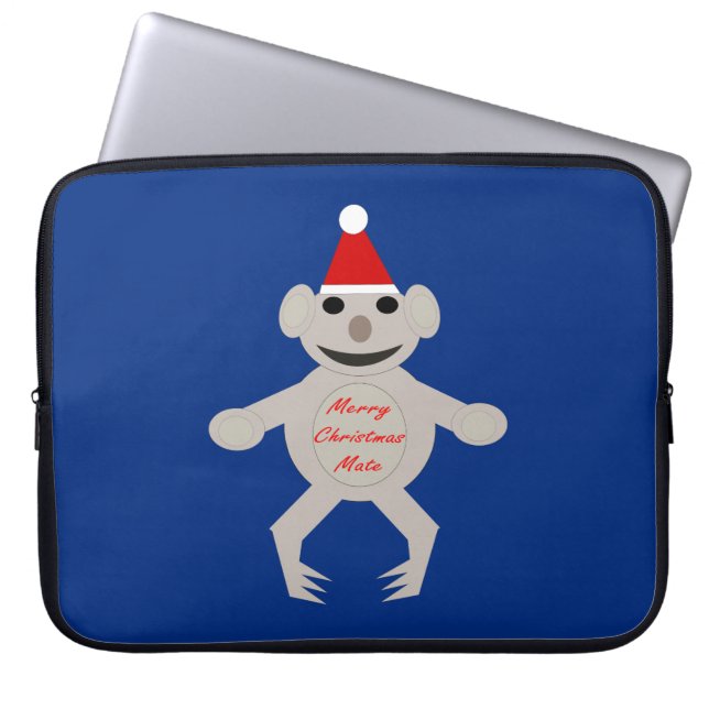 Australisch kerstfeest Koala Beer laptop tas (Voorkant)