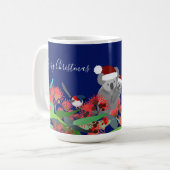 Australisch kerstfeest koffiemok (Voorkant links)