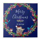 Australisch kerstfeest tegeltje (Voorkant)