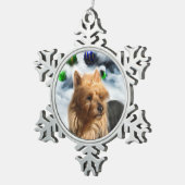 Australisch kerstfeest tin sneeuwvlok ornament (Rechts)