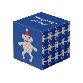 Australisch kerstman Koala Beer - Aangepaste foto- Kubus (Achter hoekig)