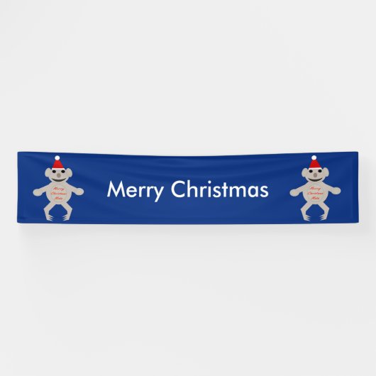 Australisch kerstman Koala Beer Banner (Horizontaal)