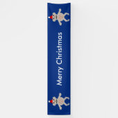 Australisch kerstman Koala Beer Banner (Verticaal)