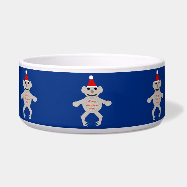 Australisch kerstman Koala Beer Pet Bowl Voerbakje (Voorkant)