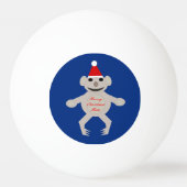 Australisch kerstman Koala Beer Ping Pong Ball (Achterkant)