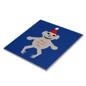 Australisch kerstman Koala Beer Tile Tegeltje (Zijkant)