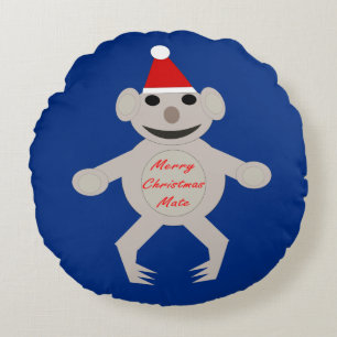 Australisch Kerstmis Koala Beer Pillow Rond Kussen