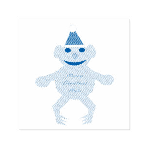 Australisch Kerstmis Koala Beer Self Inking Stamp Zelfinktende Stempel