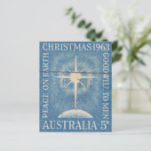 Australisch kerstpoststempel (Staand voorkant)
