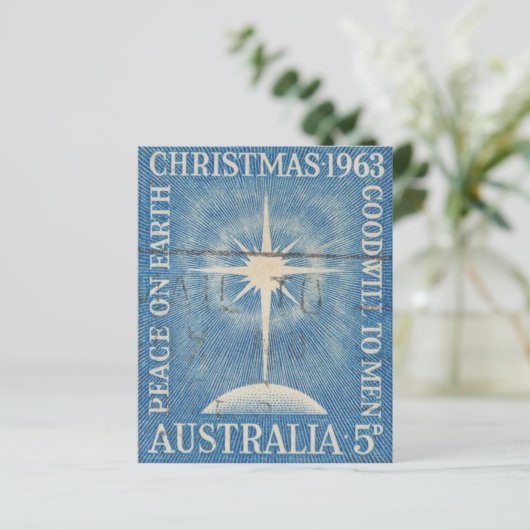 Australisch kerstpoststempel (Staand voorkant)