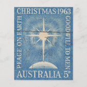 Australisch kerstpoststempel (Voorkant)