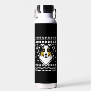 Australisch kerstShirt Shepherd Waterfles