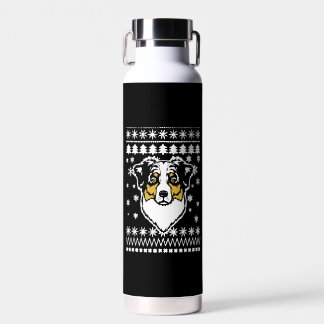 Australisch kerstShirt Shepherd Waterfles