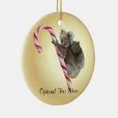 Australisch kerstsnoepkanaal Koala Keramisch Ornament (Rechts)
