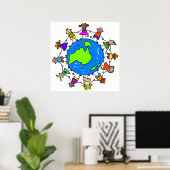 Australisch Kind Poster (Thuiskantoor)