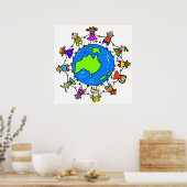 Australisch Kind Poster (Keuken)