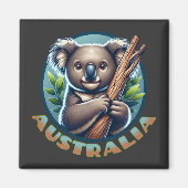 Australisch Koala Beer Magneet (Voorkant)
