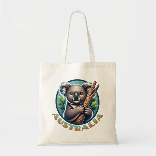 Australisch Koala Beer Tote Bag (Voorkant)