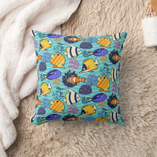 Australisch koraalrif kussen (Deken)