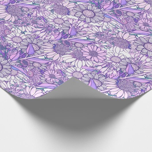 Australisch koudebloemkool cadeaupapier (Hoek)