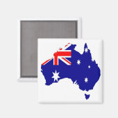 Australisch land magneet (Voorkant / Achterkant)