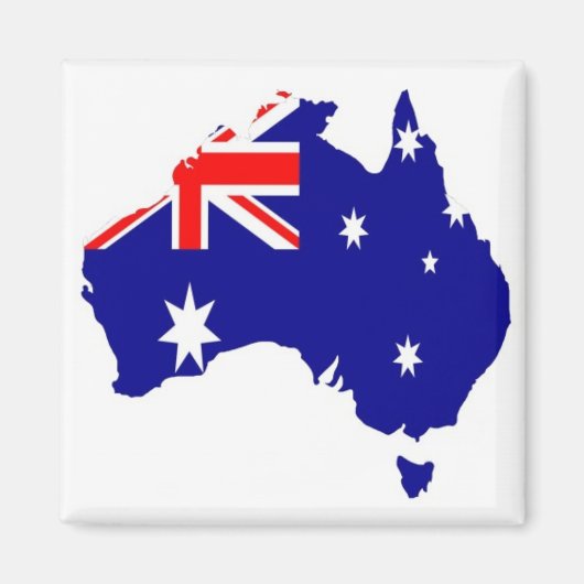Australisch land magneet (Voorkant)