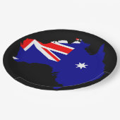 Australisch land papieren bordje (Gekanteld)