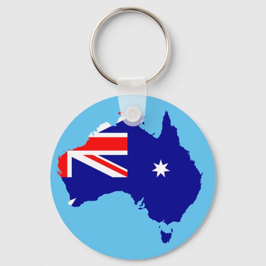 Australisch land sleutelhanger (Voorkant)