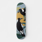 Australisch magpies skateboard (Voorkant)