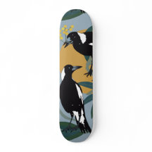 Australisch magpies skateboard