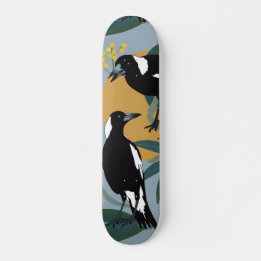 Australisch magpies skateboard