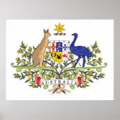 Australisch nationaal embleem poster (Voorkant)