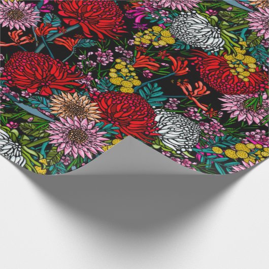 Australisch Native Garden Pattern Cadeaupapier (Hoek)