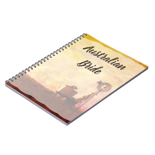 Australisch Notitieboek van de Bride Wedding Plann (Linkerzijde)