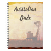 Australisch Notitieboek van de Bride Wedding Plann (Voorkant)