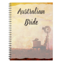 Australisch Notitieboek van de Bride Wedding Plann