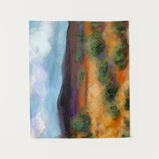 Australisch onderdrukkend landschap wandkleed (Voorkant)