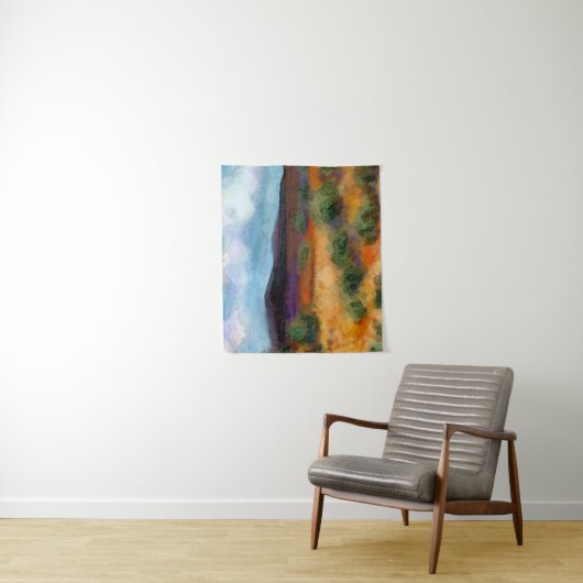 Australisch onderdrukkend landschap wandkleed (In situ)