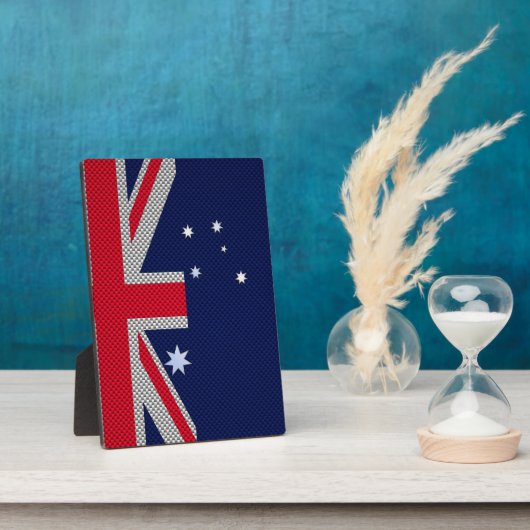 Australisch ontwerp in koolstofvezelchroomstijl fotoplaat (Zijkant)