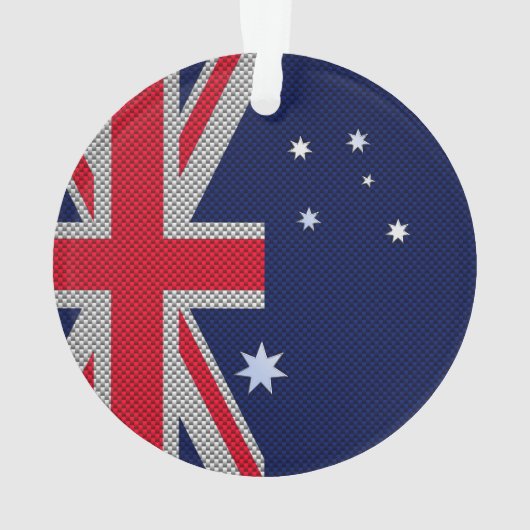 Australisch ontwerp in koolstofvezelchroomstijl ornament (achterkant)