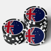 Australisch ontwerp in koolstofvezelchroomstijl pokerchips (Opstapeling)