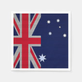 Australisch ontwerp in koolstofvezelchroomstijl servetten (Voorkant)