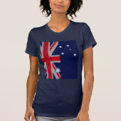 Australisch ontwerp in koolstofvezelchroomstijl t-shirt (Voorkant)