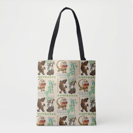 Australisch ontwerp tote bag (Voorkant)