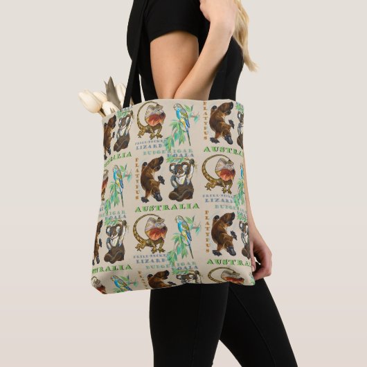 Australisch ontwerp tote bag (Dichtbij)
