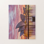 Australisch opera House in Sydney tijdens een zons Legpuzzel (Verticaal)