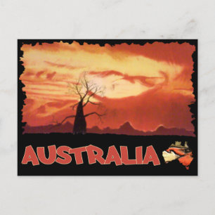 Australisch Oranje Briefkaart