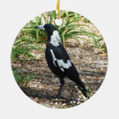 Australisch Ornament Magpie (Achterkant)