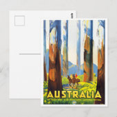 Australisch oudste olijfboomreis briefkaart (Voorkant / Achterkant)